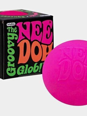 Schylling NeeDoh Goovy Glob Pink NEW Authentic